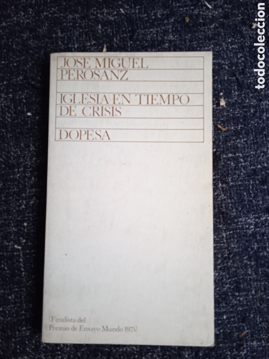 Gebrauchte B&uuml;cher: IGLESIA EN TIEMPO DE CRISIS / JOSE MIGUEL PEROSANZ