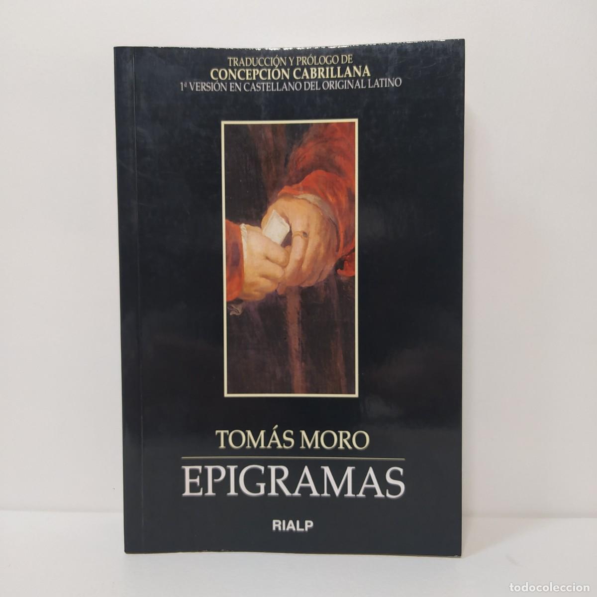 Libros de segunda mano: Epigramas. Tom&aacute;s Moro - Foto 1