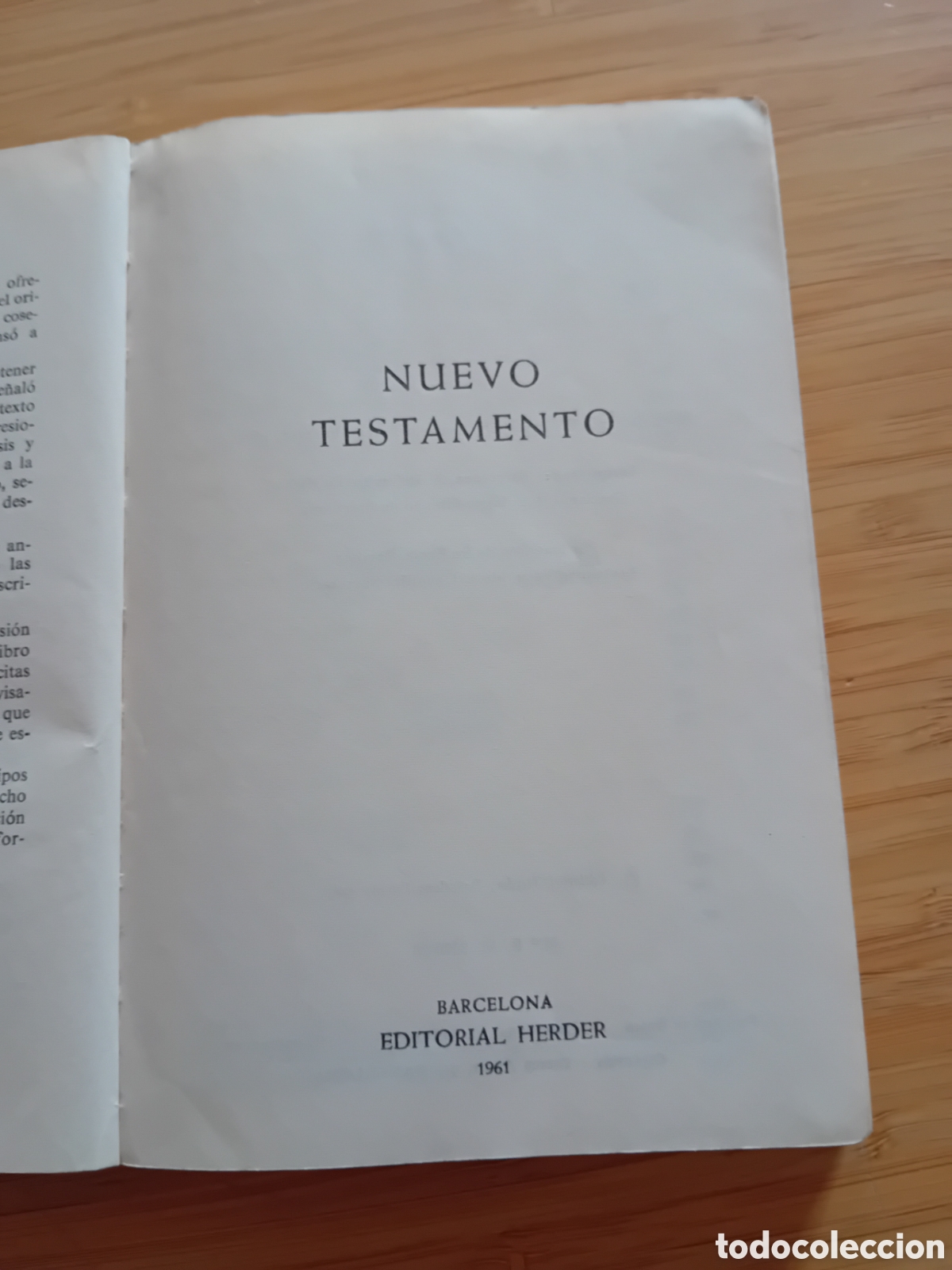 Libros de segunda mano: Nuevo testamento. Editorial Herder 1961 - Foto 2
