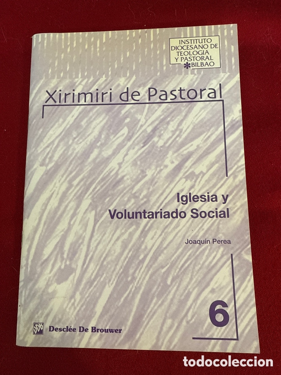 Libros de segunda mano: Iglesia y Voluntariado Social. Joaqu&iacute;n Perea. Xirimiri de Pastoral, 6.