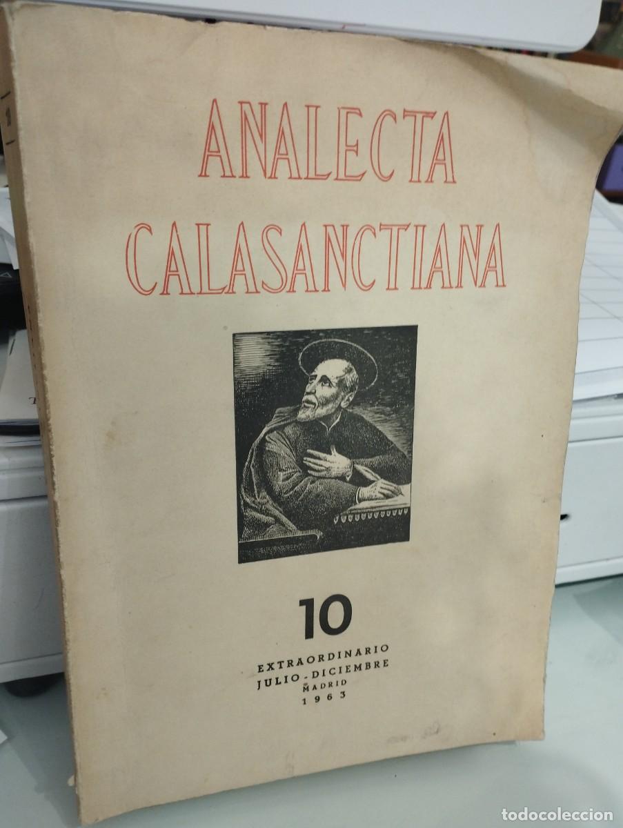 Libros de segunda mano: Analecta Calasanctiana. N. 10. Julio- diciembre. 1963