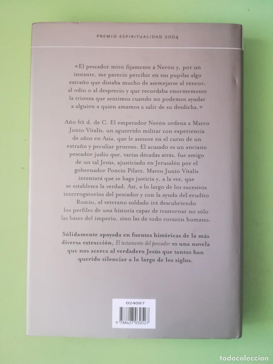 Libros de segunda mano: El testamento del pescador Cesar vidal mr ediciones 2004 - Foto 2