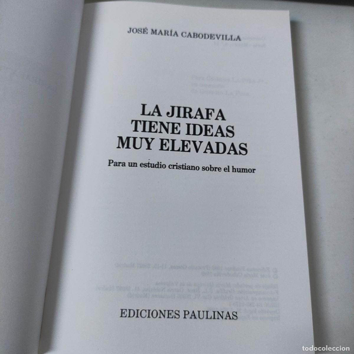 Libros de segunda mano: La jirafa tiene ideas muy elevadas - Foto 2