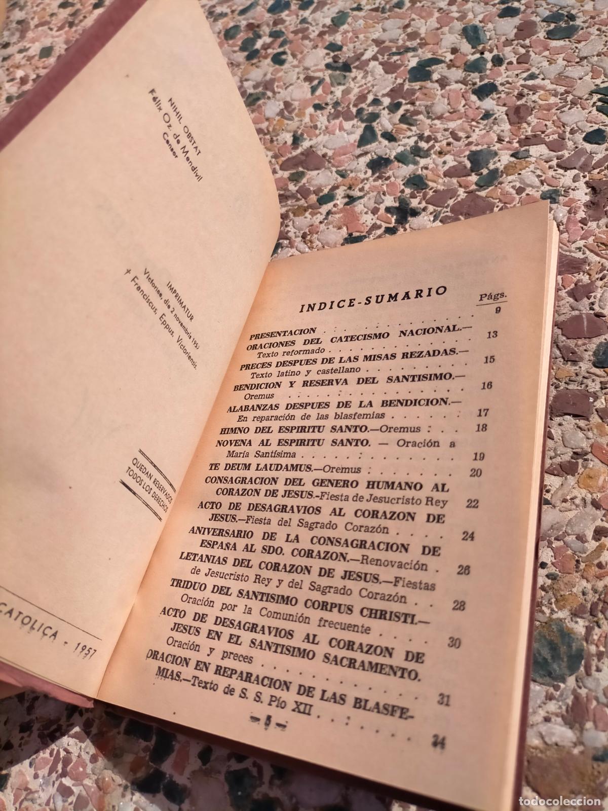 Libros de segunda mano: Libro de Preces auxiliar del p&uacute;lpito ediciones parroquia Marigorta - Foto 3