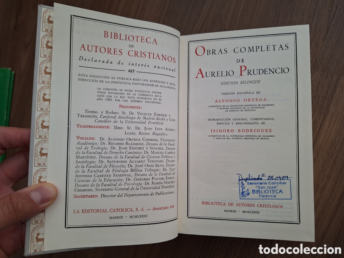Libros de segunda mano: AURELIO PRUDENCIO, Obras completas (edicion bilingue) - Foto 7