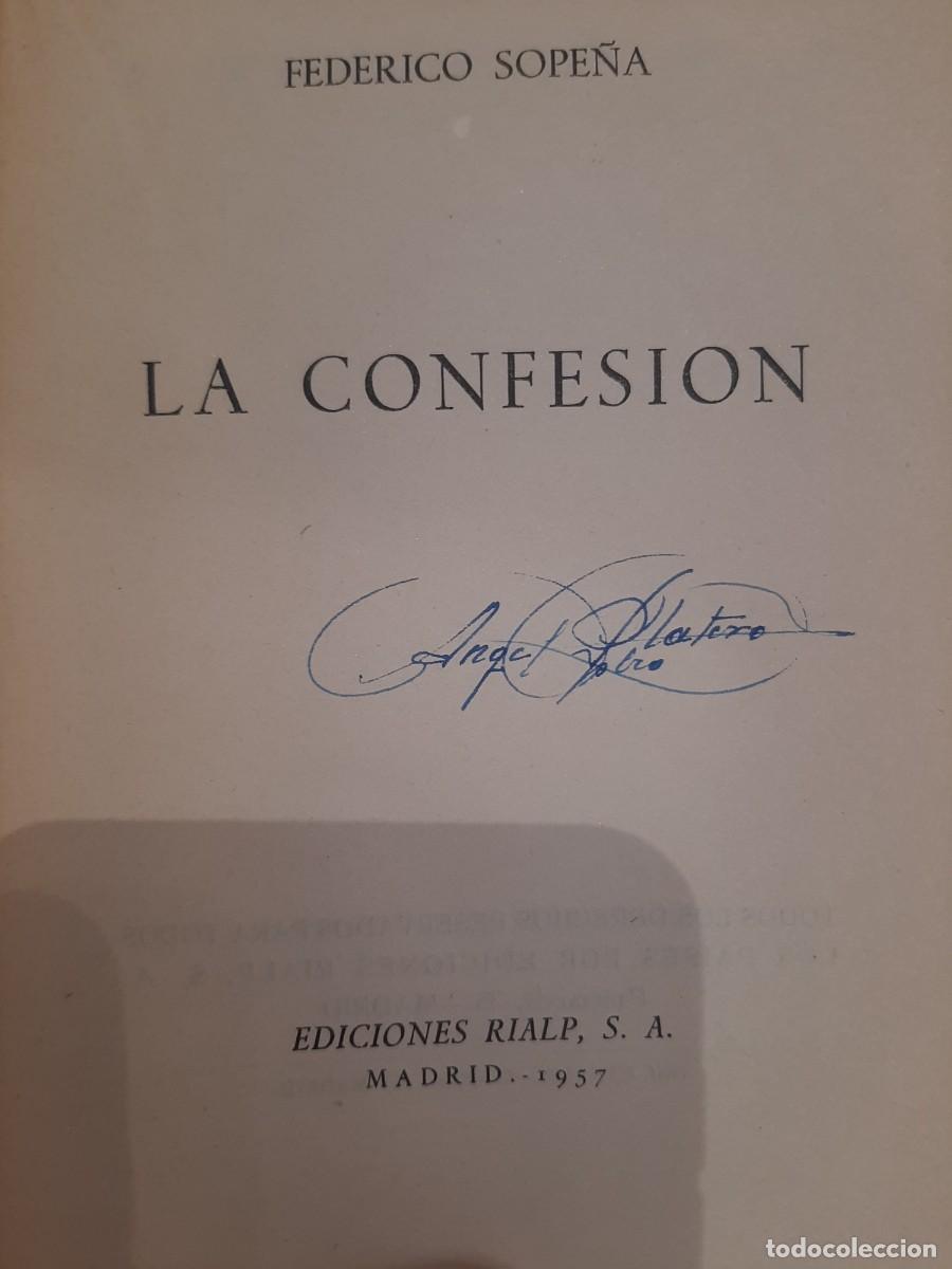 Libros de segunda mano: Federico Sope&ntilde;a. La confesi&oacute;n - Foto 2
