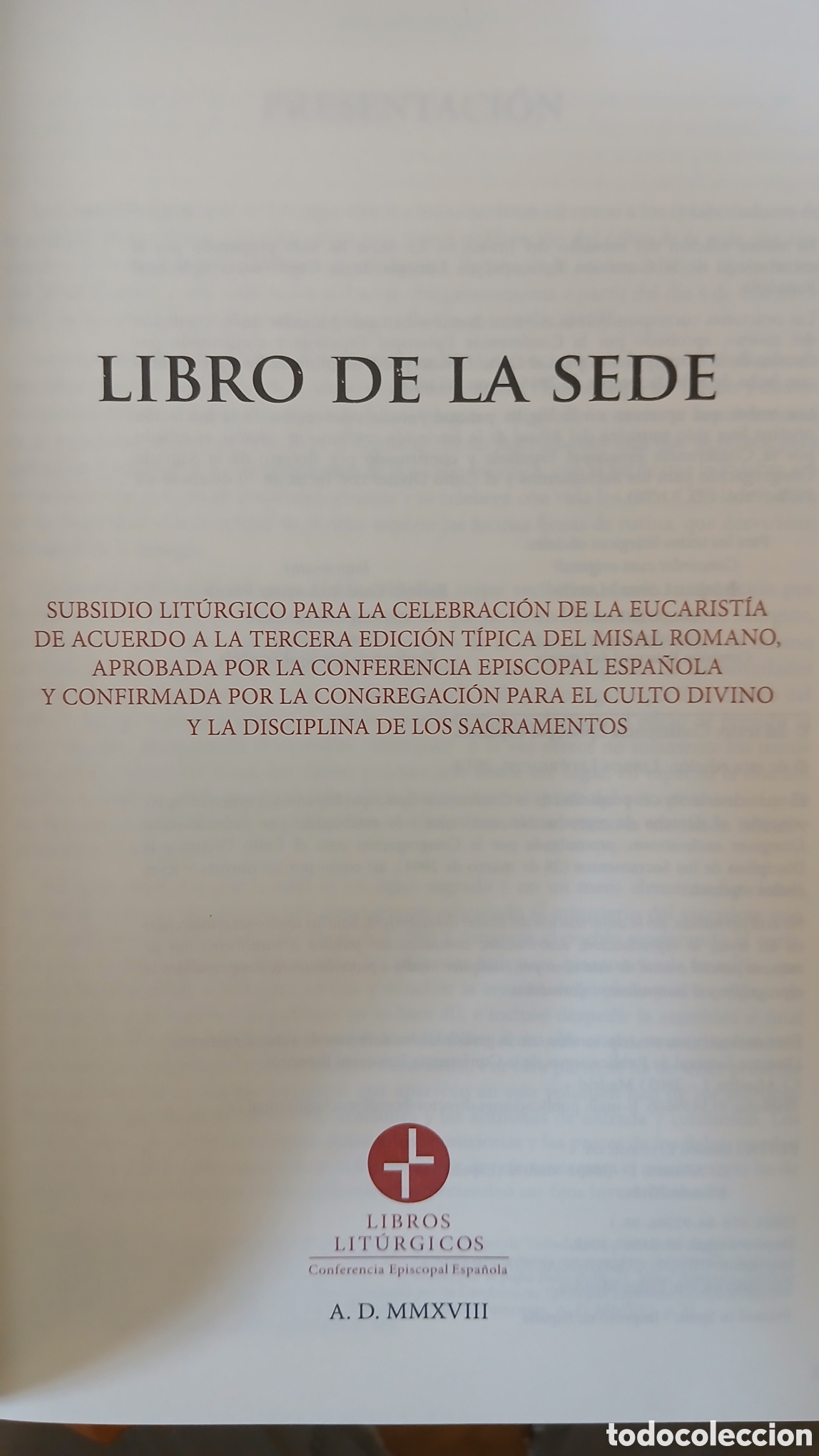 Libros de segunda mano: Libro de la Sede, religion - Foto 2
