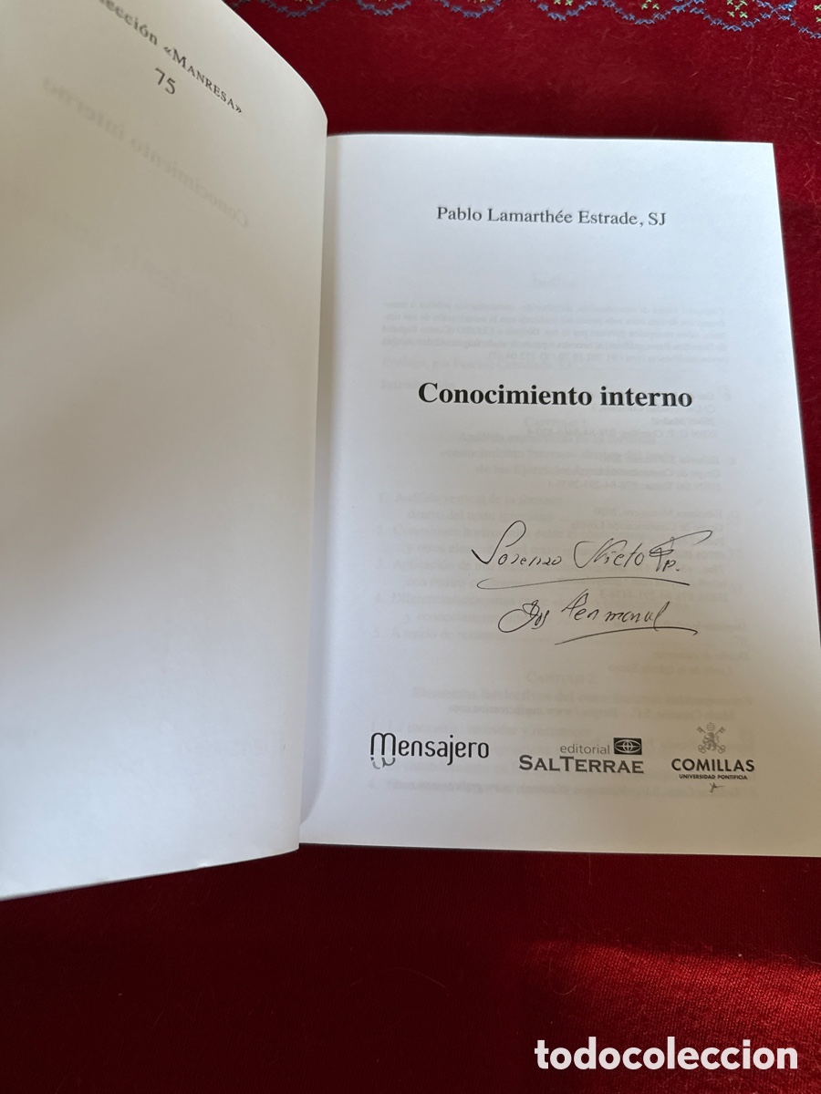Libros de segunda mano: Conocimiento interno. Pablo Lamarth&eacute;e Estrade. - Foto 5