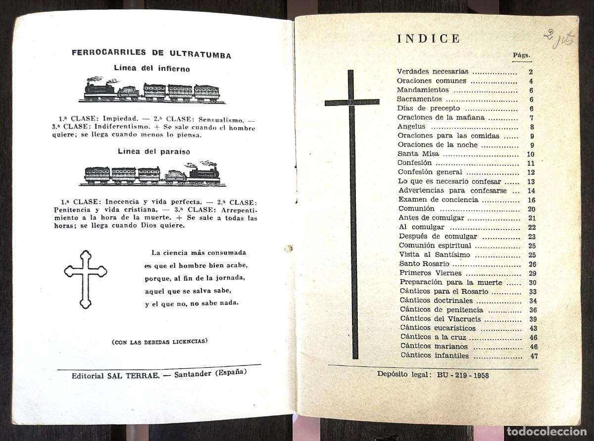 Libros de segunda mano: Librito devocional &rdquo;Santa Misi&oacute;n&rdquo;. Ed. Sal Terrae, Santander, 1958. - Foto 2