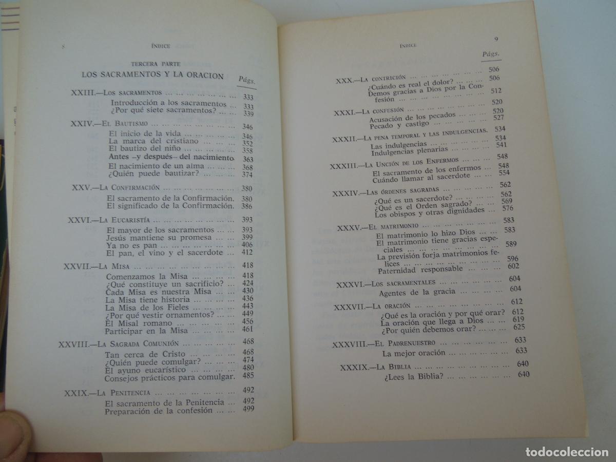 Libros de segunda mano: LA FE EXPLICADA - LEO J. TRESE - EDICIONES RIALP 1987. - Foto 8