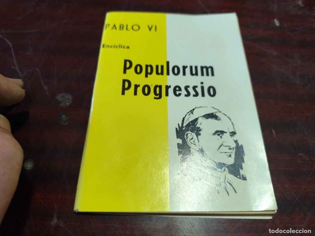 Libros de segunda mano: POPULORUM PROGRESSIO / PABLO VI / PU-GUI-7 / - Foto 2