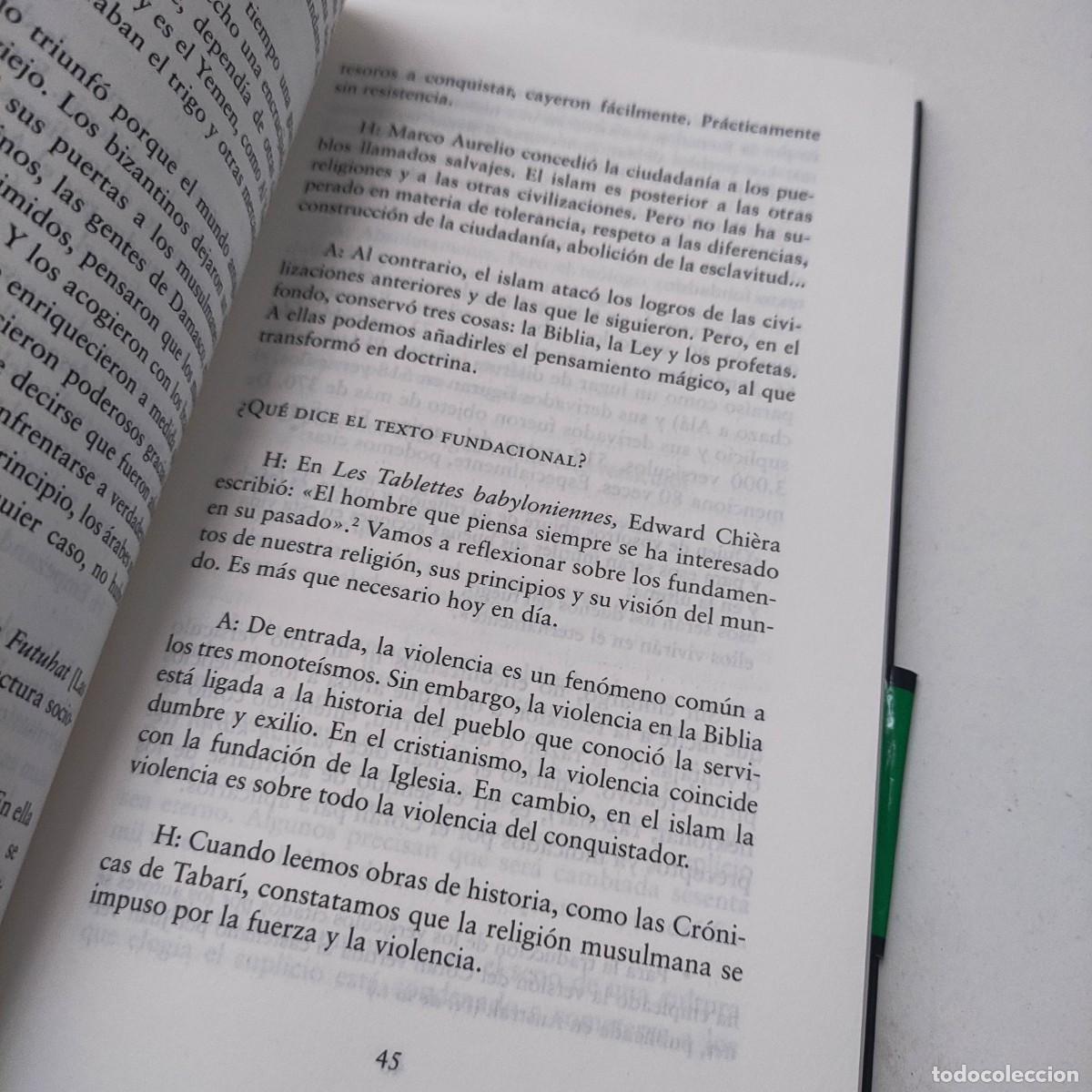 Libros de segunda mano: Violencia e islam &laquo;Conversaci&oacute;n con Houria Abdelouahed&raquo; - Adonis - Foto 5
