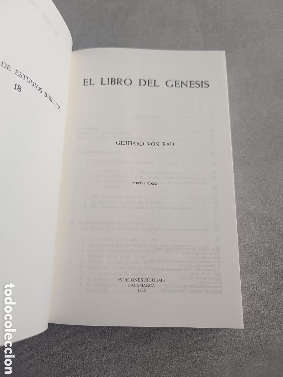 Libros de segunda mano: EL LIBRO DEL G&Eacute;NESIS - GERHARD VON RAD - Foto 4