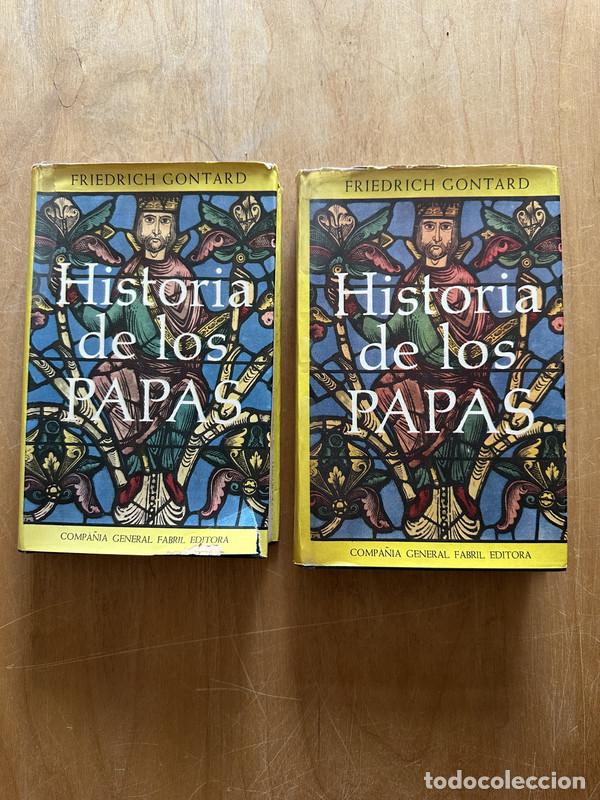 Libros de segunda mano: Historia de los Papas (2 tomos) - Gontard, Friedrich - Foto 1