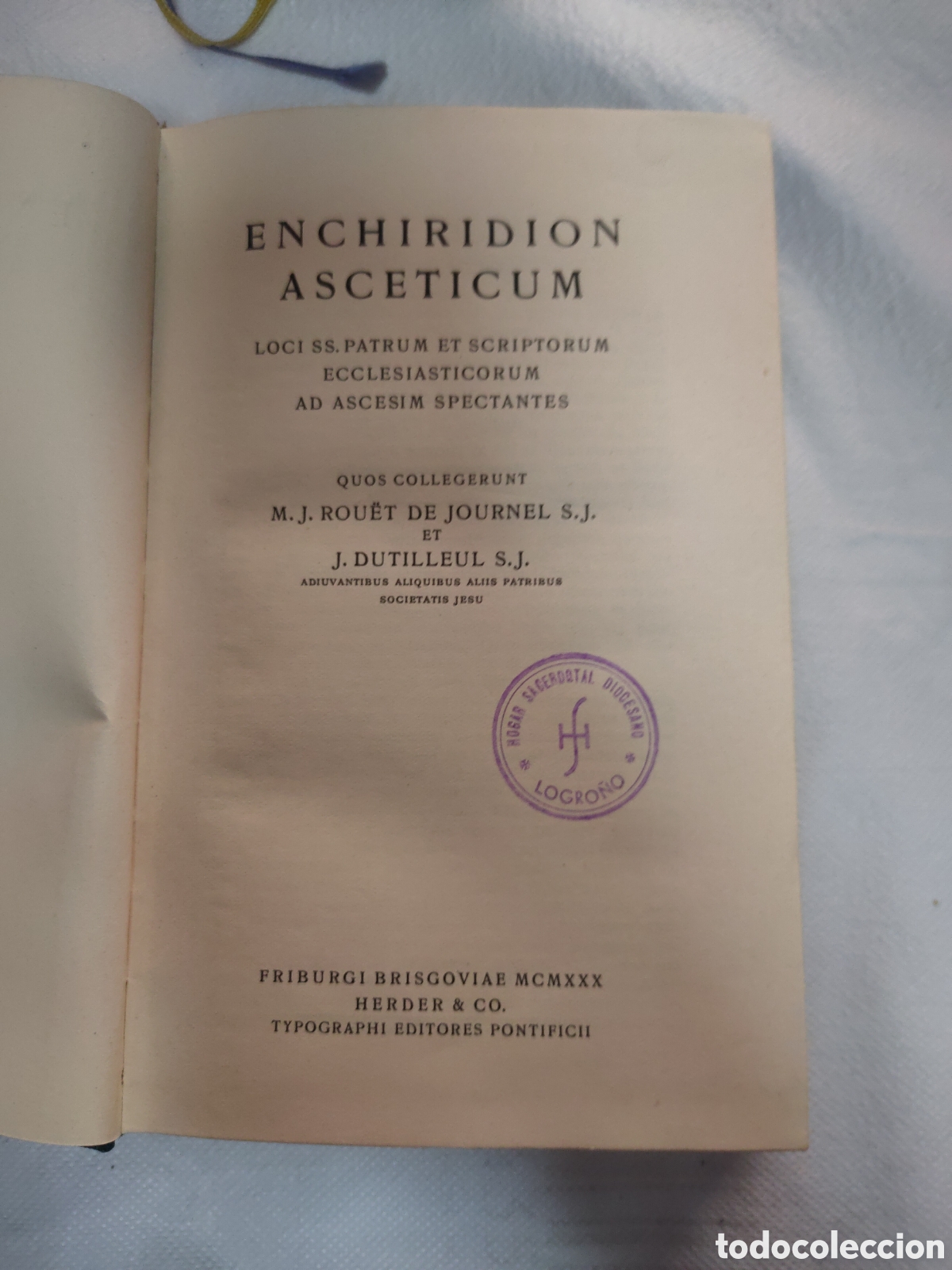 Libros de segunda mano: Enchiridion asceticum - Foto 2