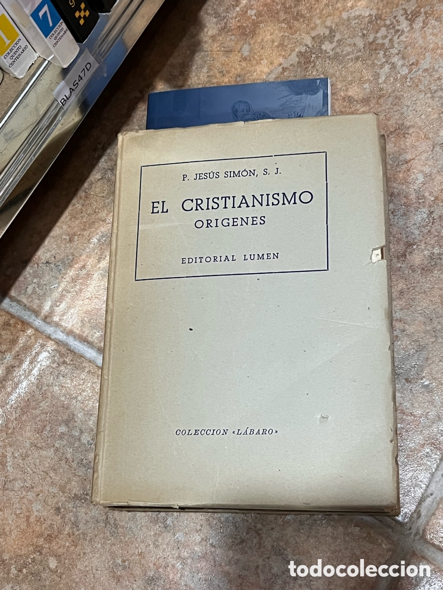 Libros de segunda mano: Blas47D P. JESUS SIM&Oacute;N, S. J. EL CRISTIANISMO ORIGENES EDITORIAL LUMEN