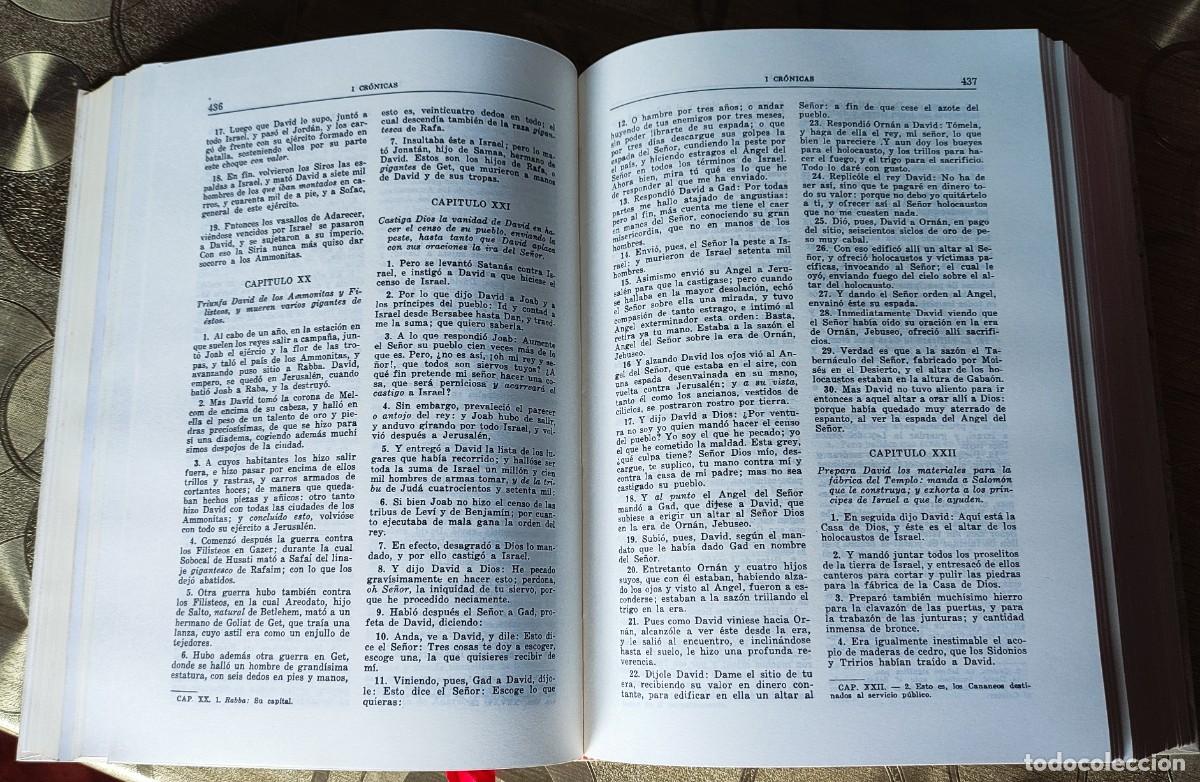Libros de segunda mano: SAGRADA BIBLIA - EDICIONES OCEANO - LIBRO GORDO. - Foto 8