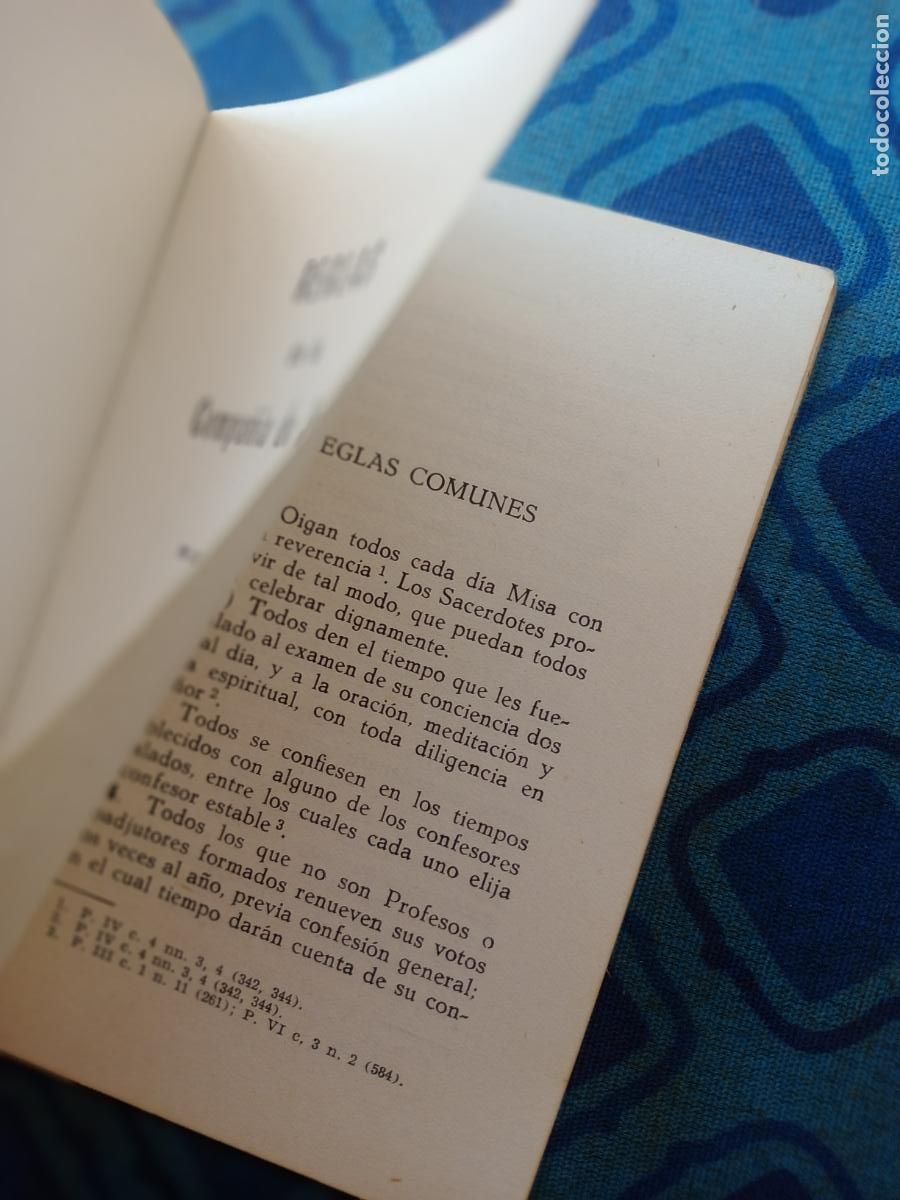 Libros de segunda mano: Reglas de la Compa&ntilde;&iacute;a de Jes&uacute;s 1960 - Foto 2