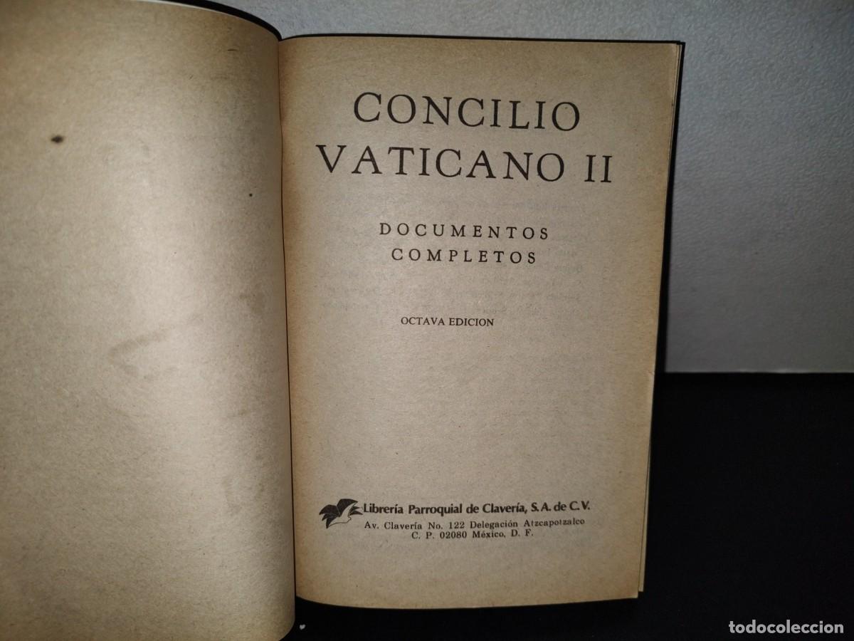 Libros de segunda mano: 157- DOCUMENTOS COMPLETOS DEL VATICANO II - Foto 4