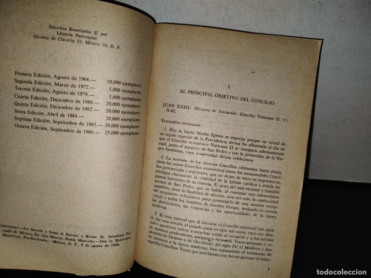 Libros de segunda mano: 157- DOCUMENTOS COMPLETOS DEL VATICANO II - Foto 5