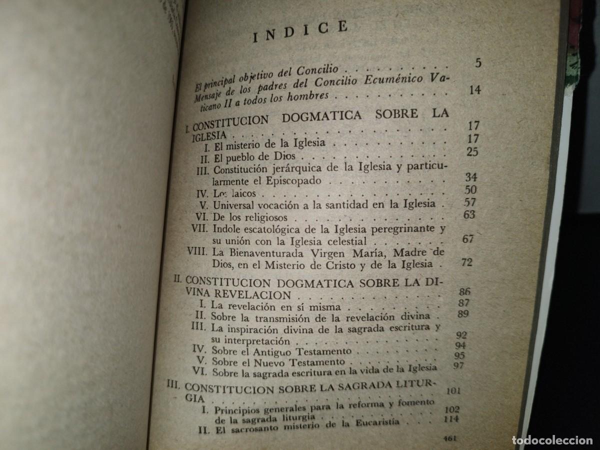 Libros de segunda mano: 157- DOCUMENTOS COMPLETOS DEL VATICANO II - Foto 6