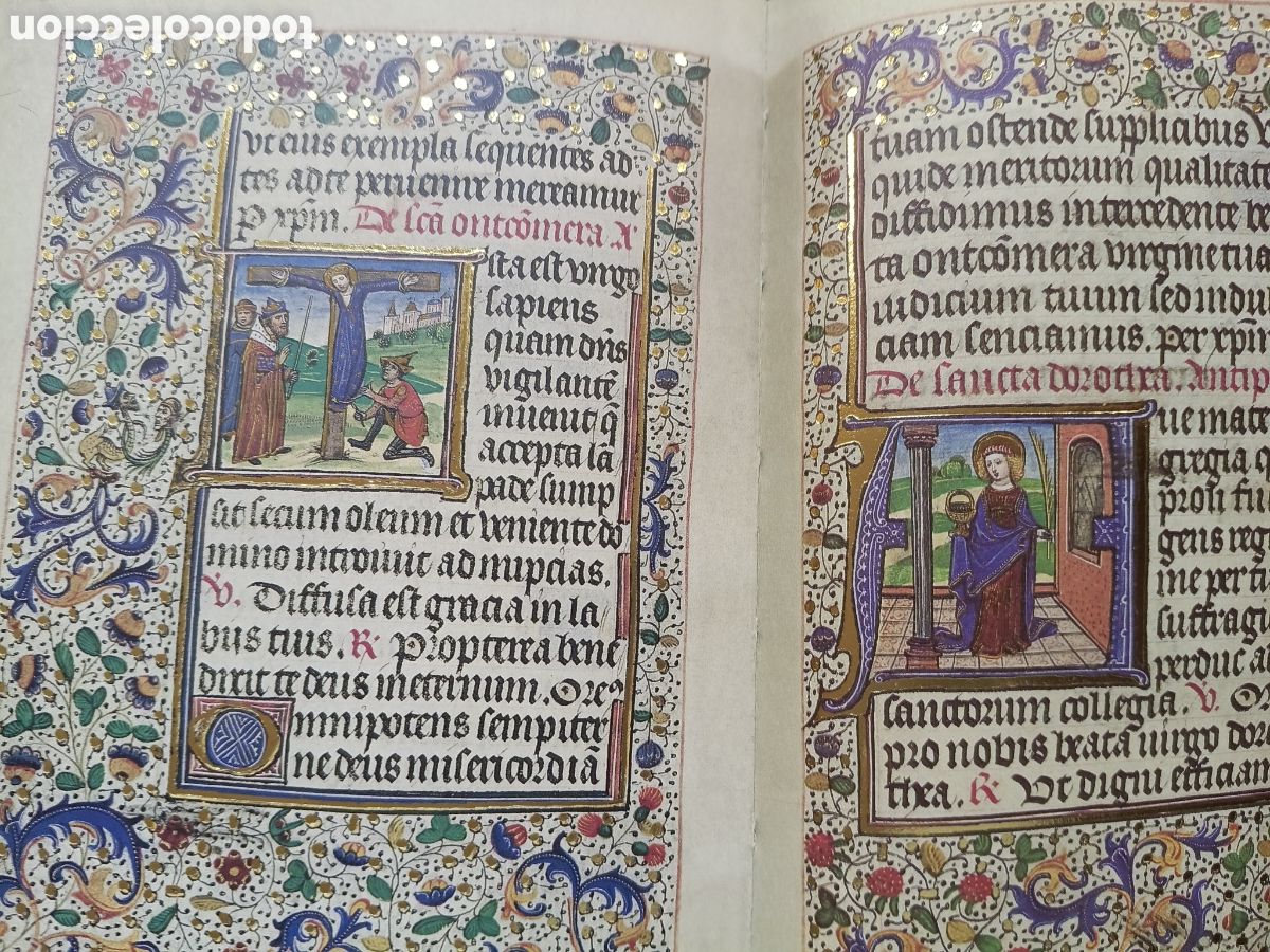 Libros de segunda mano: LIBRO DE HORAS DE LEONOR DE LA VEGA. Facs&iacute;mil y libro de estudios. - Foto 9
