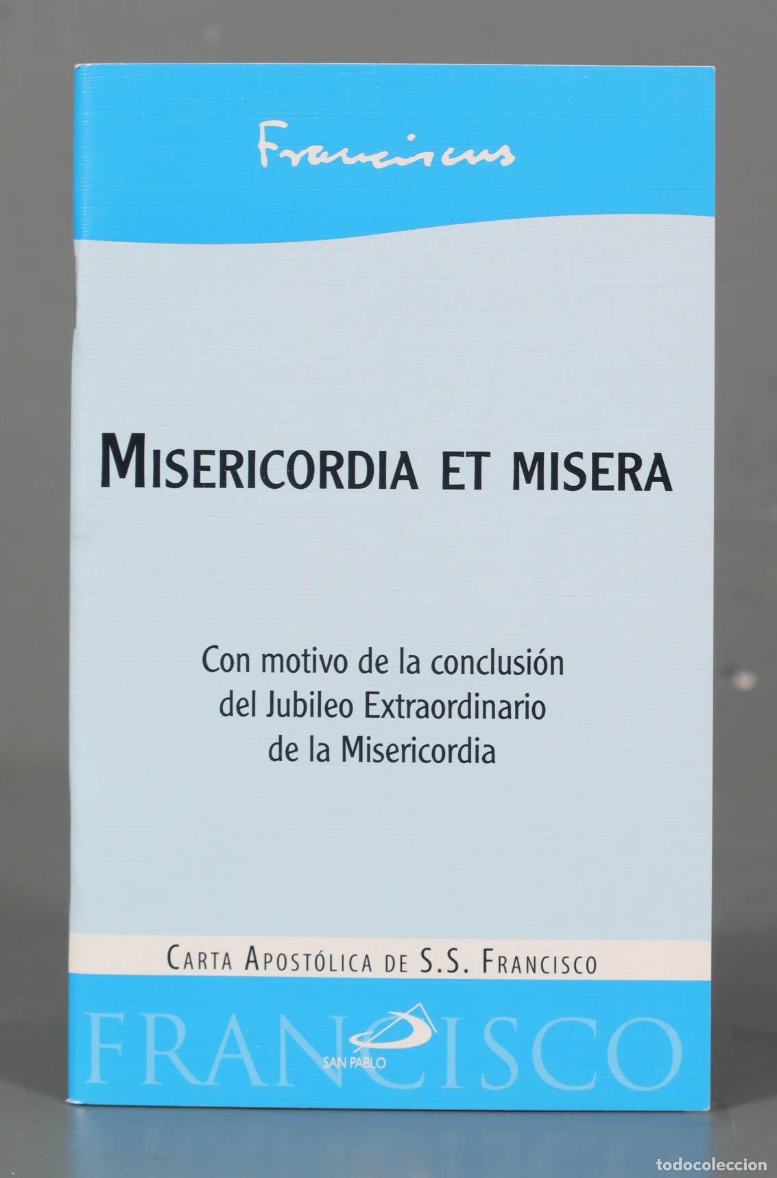 Gebrauchte B&uuml;cher: MISERICORDIA ET MISERA Con motivo de la conclusi&oacute;n del Jubileo Extraordinario de la Misericordia CAR