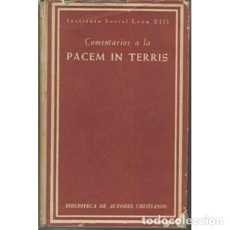 Libros de segunda mano: Comentarios a la Pacem in Terris - VV.AA - Foto 1