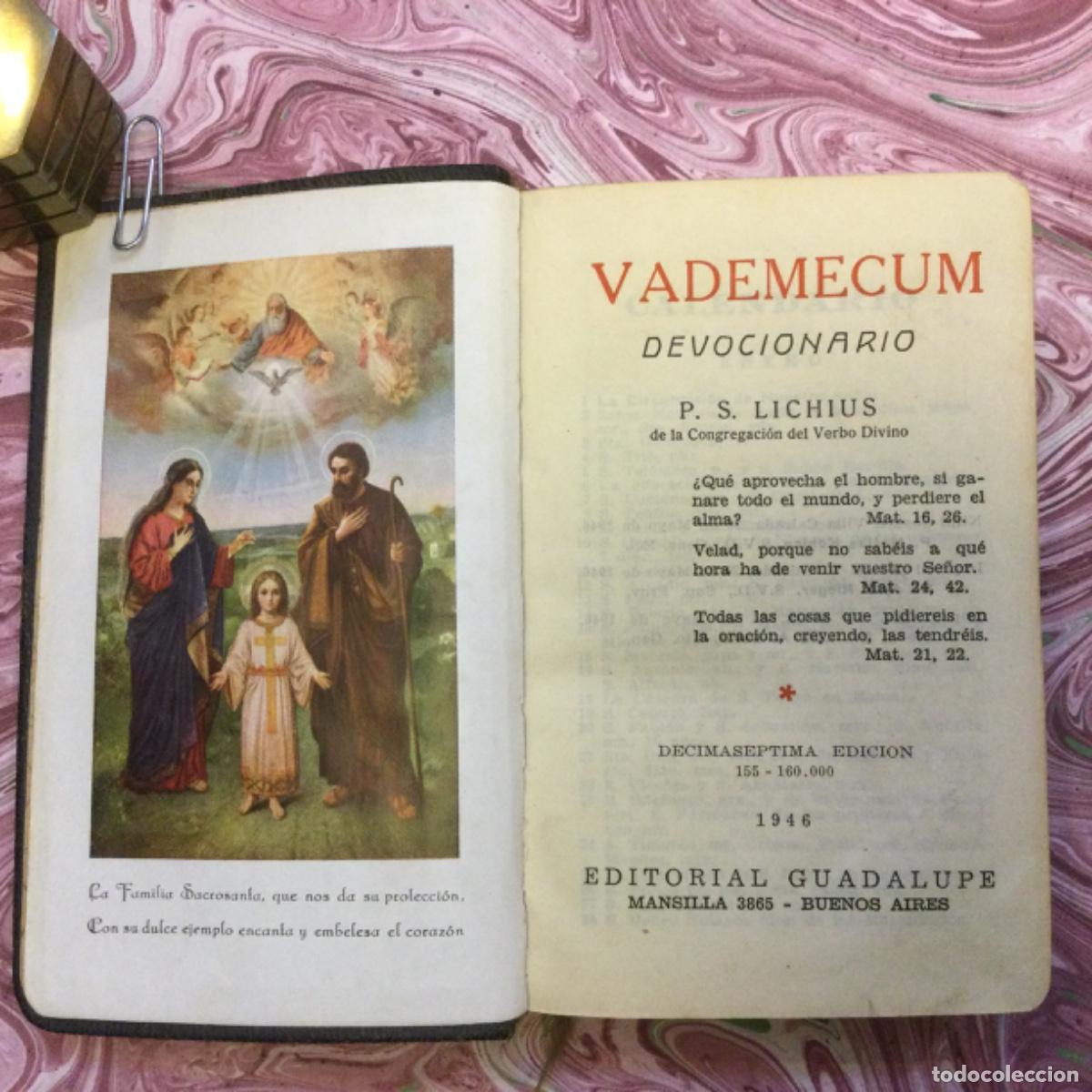 Libros de segunda mano: Vadem&eacute;cum Devocionario. P.S. Lchius. A&ntilde;o 1946