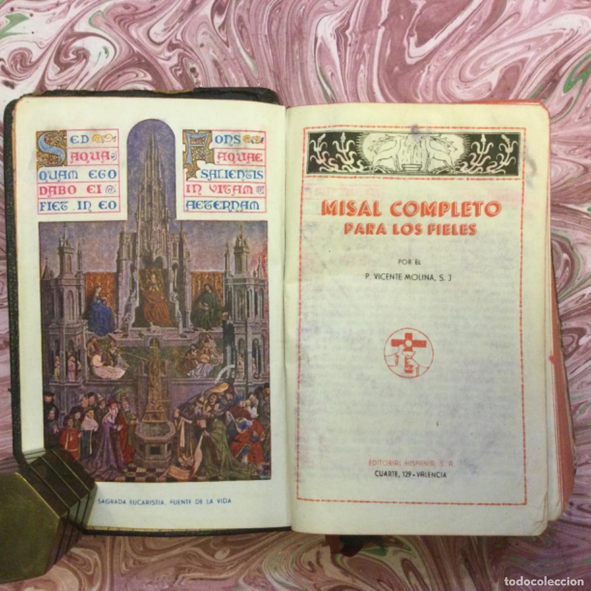 Libros de segunda mano: Misal Completo. V. Molina. - Foto 1