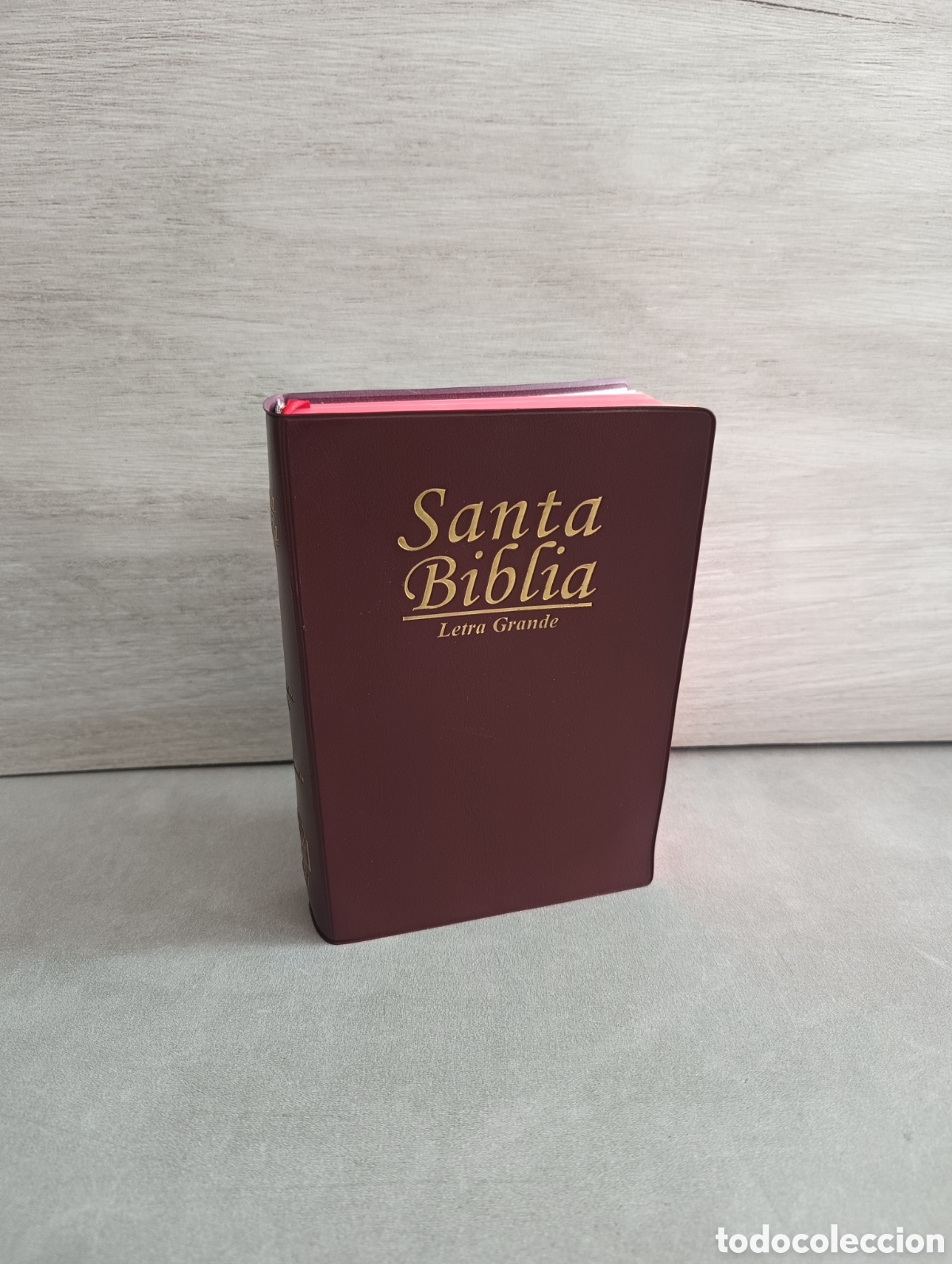 Second hand books: SANTA BIBLIA EN LETRA GRANDE - REVISADA POR CIPRIANO VALERA 1960 - SOCIEDADES B&Iacute;BLICAS REUNIDAS.