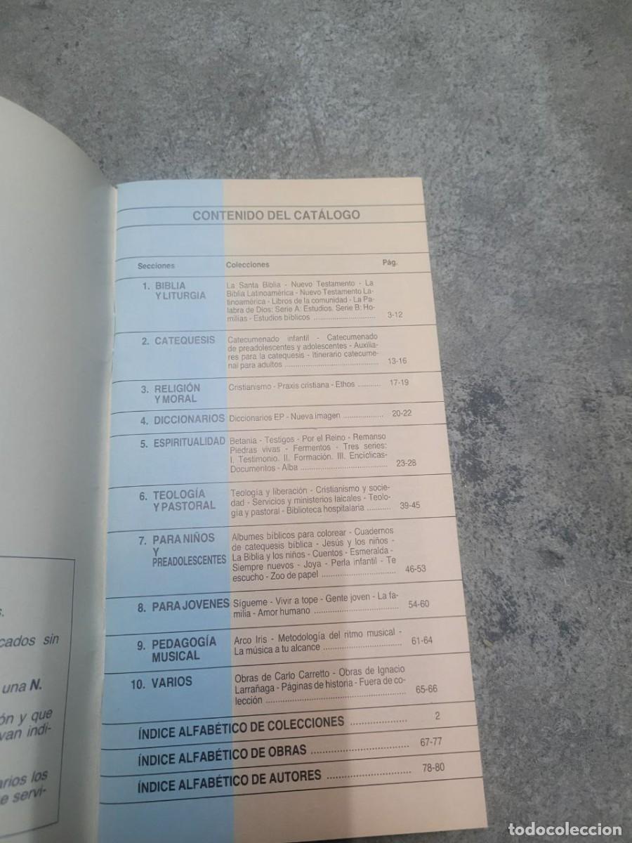 Libros de segunda mano: CATALOGO. ENERO 1990. EDICIONES PAULINAS - Foto 3