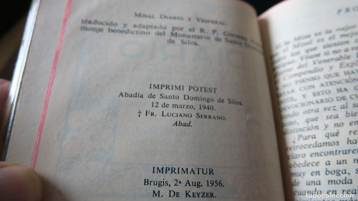 Libros de segunda mano: MISAL DIARIO Y VESPERAL - GASPAR LEFEBVRE - Foto 3