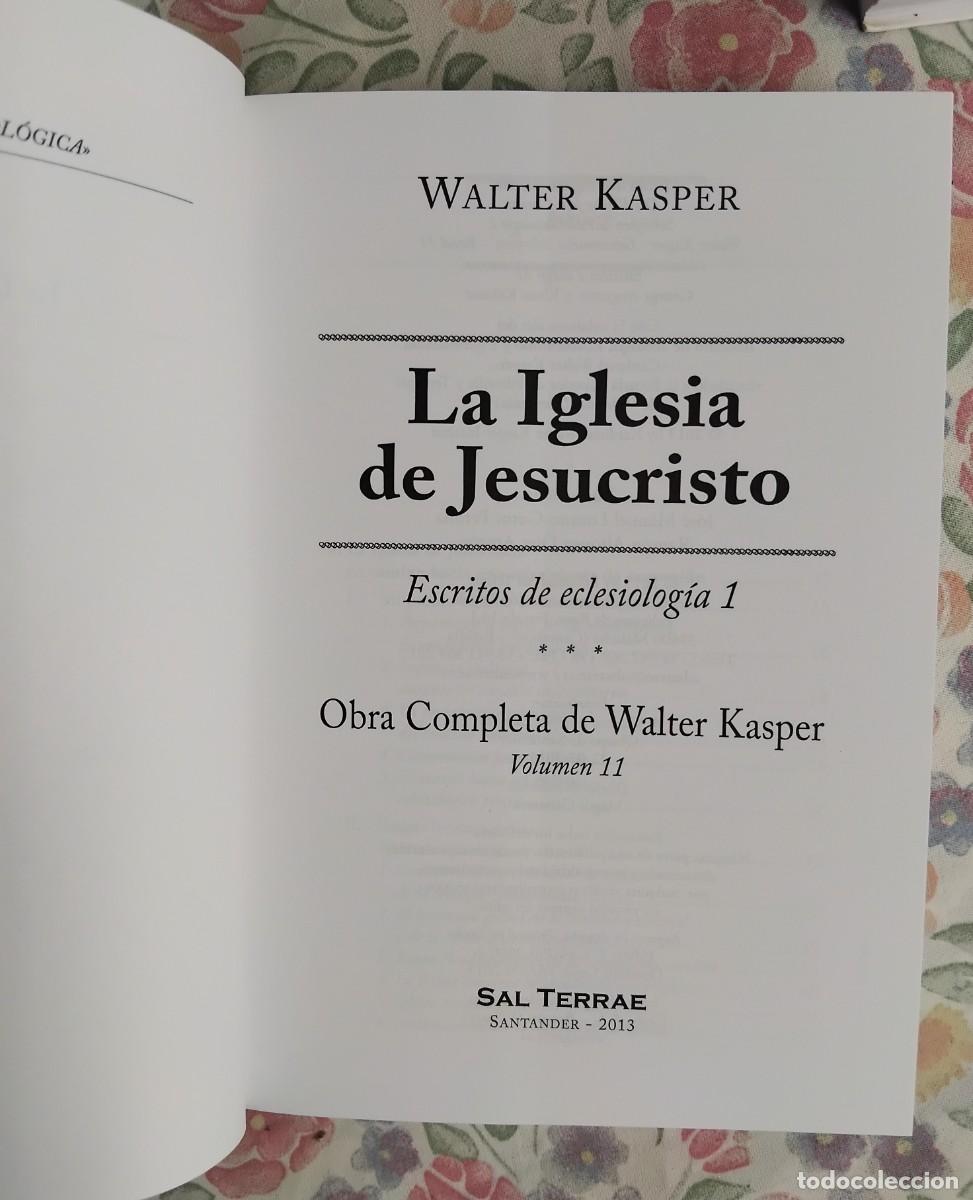 Libros de segunda mano: Walter Kasper LA IGLESIA DE JESUCRISTO - Foto 3