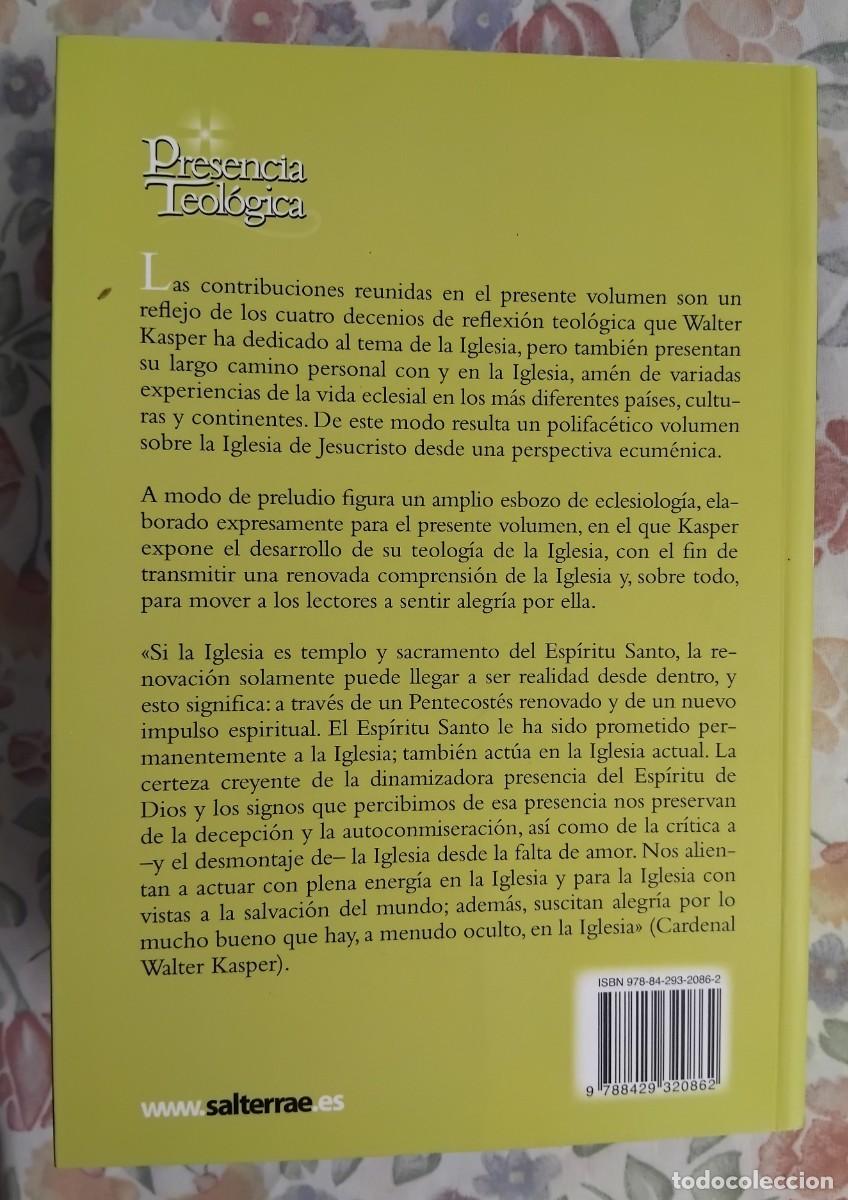 Libros de segunda mano: Walter Kasper LA IGLESIA DE JESUCRISTO - Foto 8