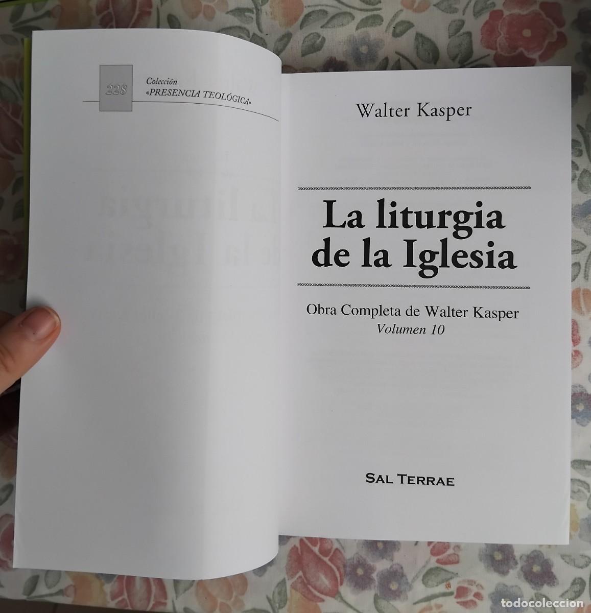Libros de segunda mano: Walter Kasper LA LITURGIA DE LA IGLESIA - Foto 3