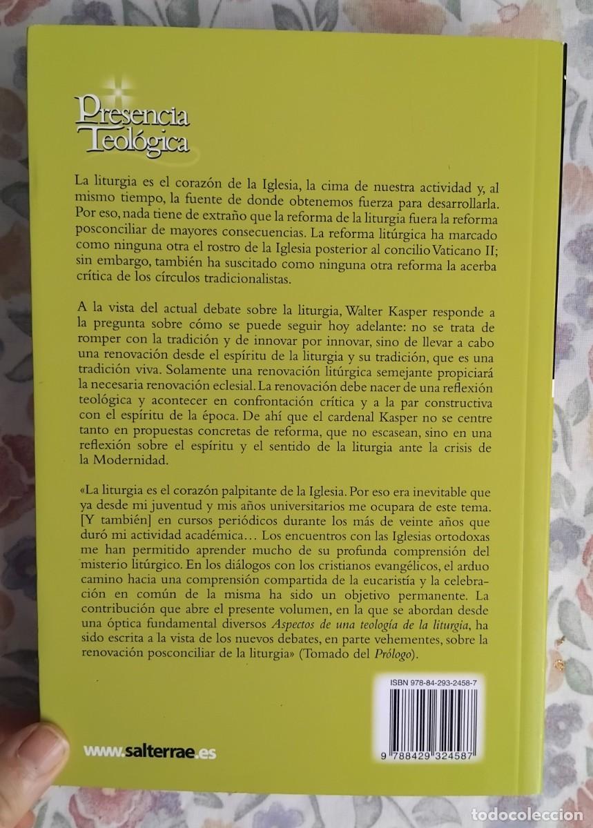 Libros de segunda mano: Walter Kasper LA LITURGIA DE LA IGLESIA - Foto 5
