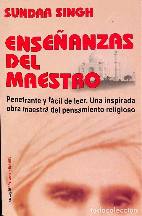 Libros de segunda mano: ENSE&Ntilde;ANZAS DEL MAESTRO - SUNDAR SINGH - Ediciones 29 - 2002 - Foto 1