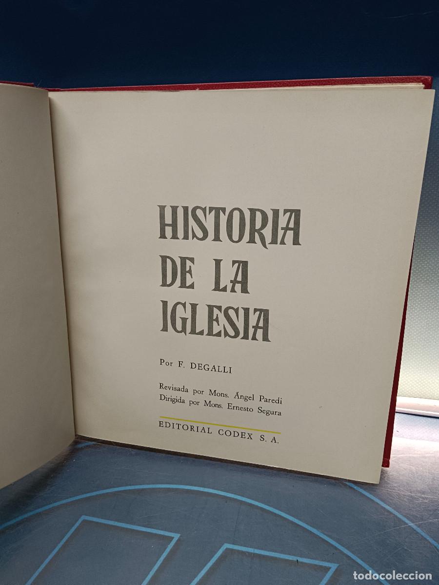 Libros de segunda mano: Historia de la iglesia, un libro de F.degalli, ed. codex - Foto 2