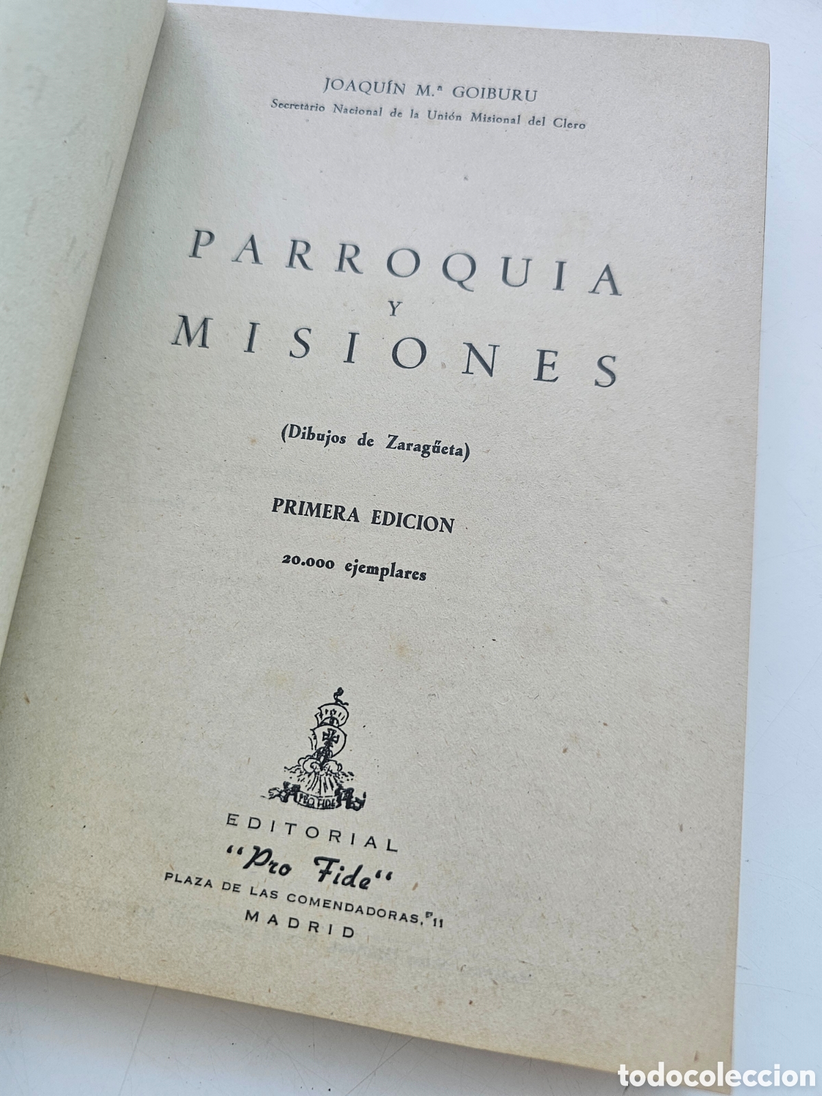 Libros de segunda mano: Libro Parroquia y misiones 1954 - Foto 2