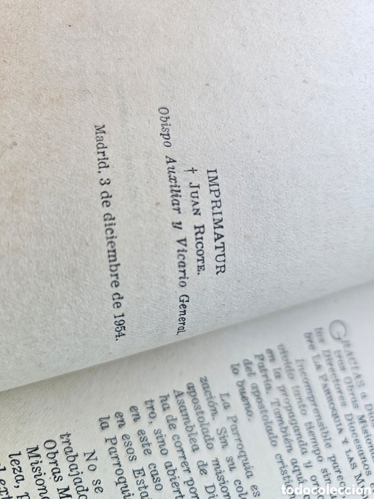 Libros de segunda mano: Libro Parroquia y misiones 1954 - Foto 3