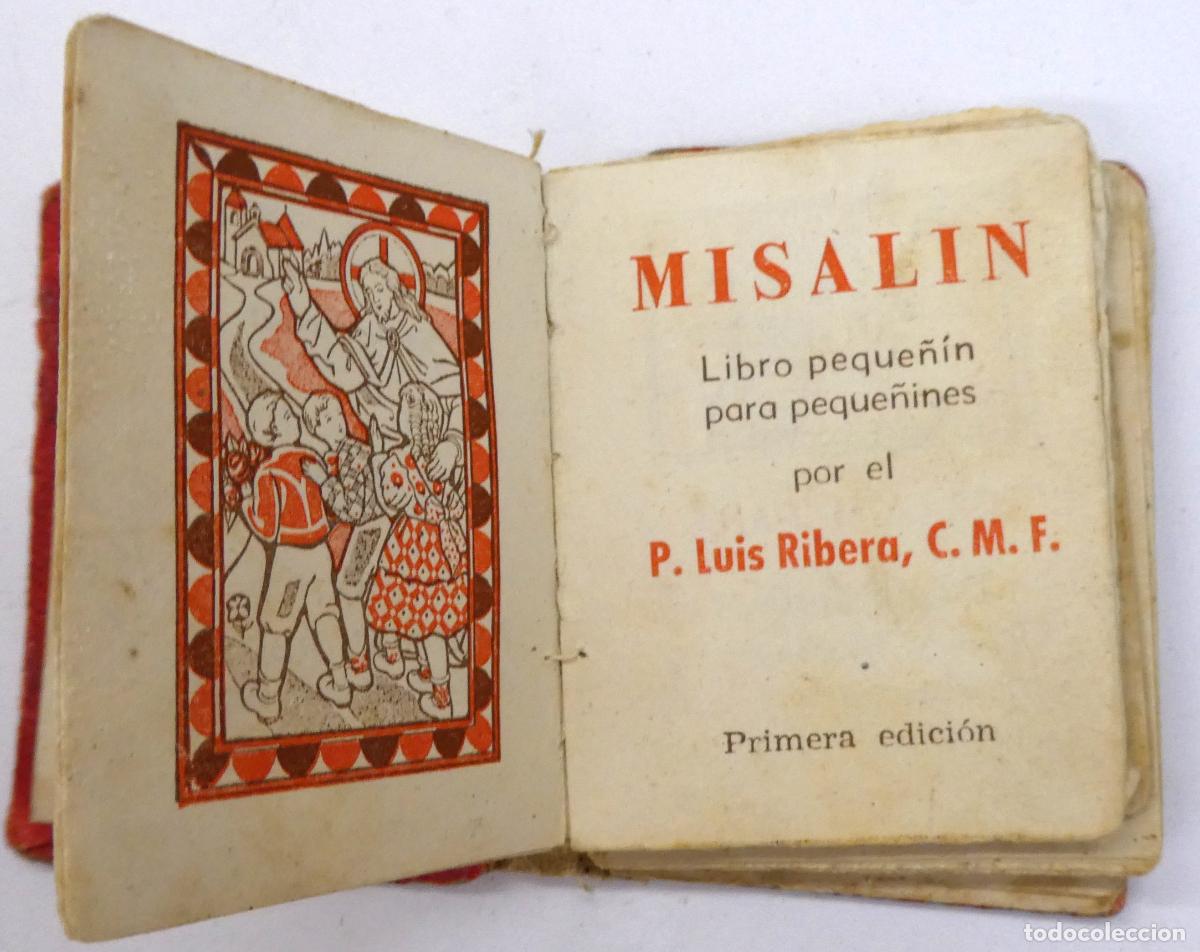 Libros de segunda mano: Peque&ntilde;o librito religioso Misalin - Foto 4