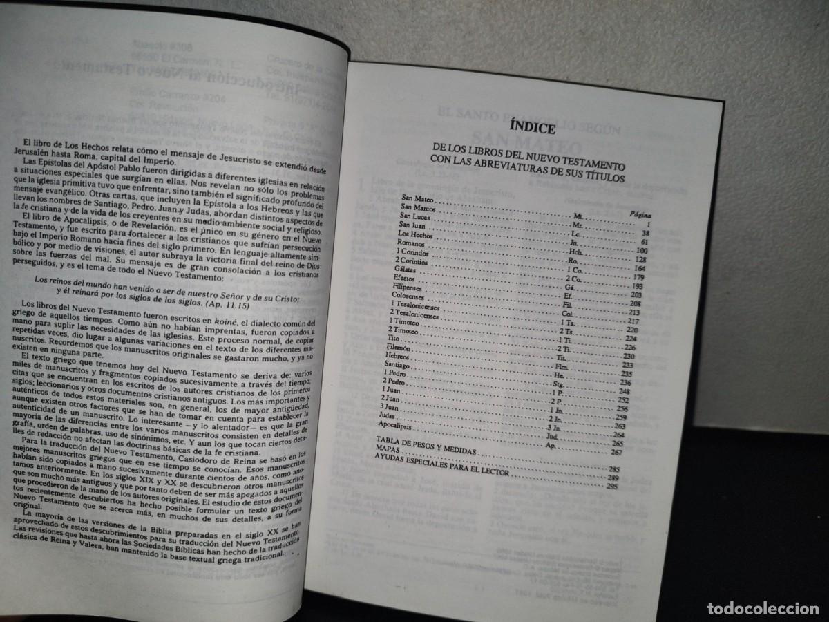 Libros de segunda mano: 159- EL NUEVO TESTAMENTO. CENTRO DE FE, ESPERANZA Y AMOR - Foto 6
