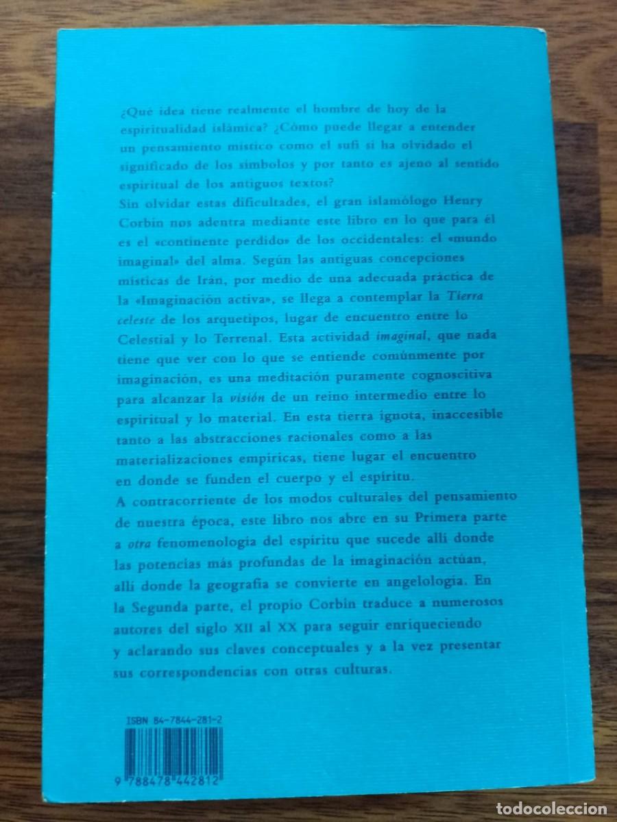 Libros de segunda mano: CUERPO ESPIRITUAL Y TIERRA CELESTE, de HENRY CORBIN - Foto 2