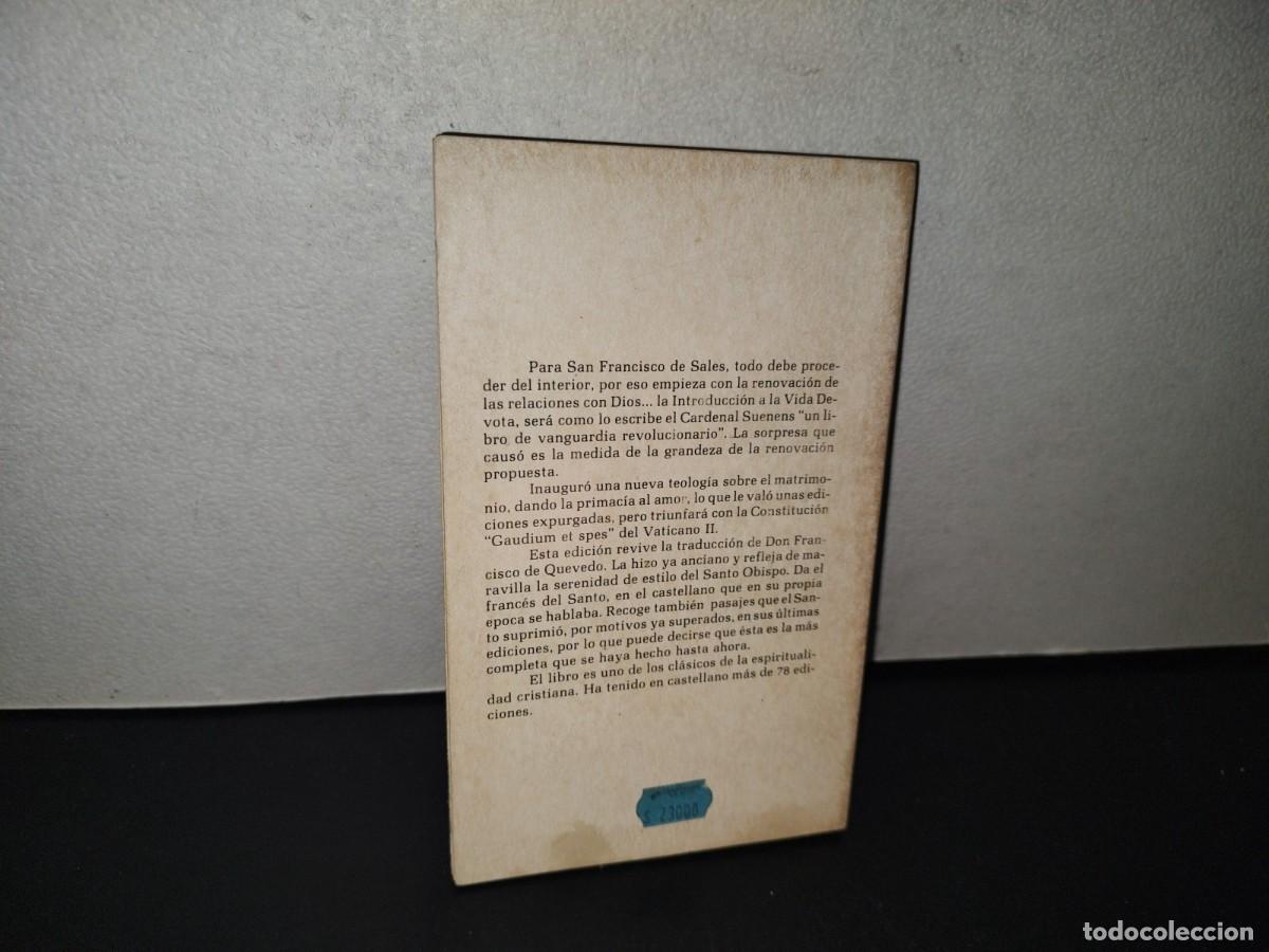 Libros de segunda mano: 159- INTRODUCCI&Oacute;N A LA VIDA DEVOTA - SAN FRANCISCO DE SALES - Foto 3