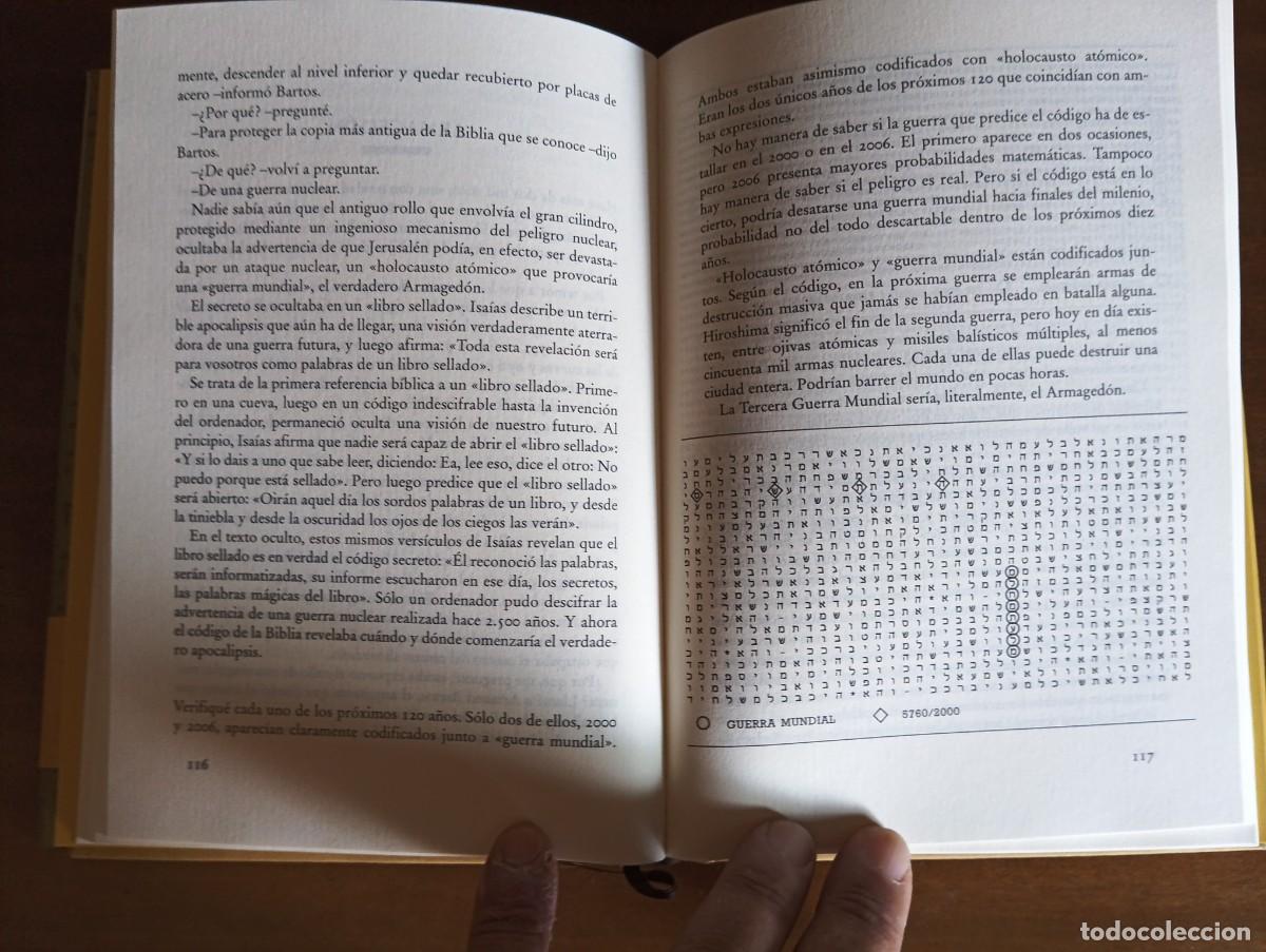 Libros de segunda mano: EL C&Oacute;DIGO SECRETO DE LA BIBLIA.- MICHAEL DROSNIN. - Foto 4