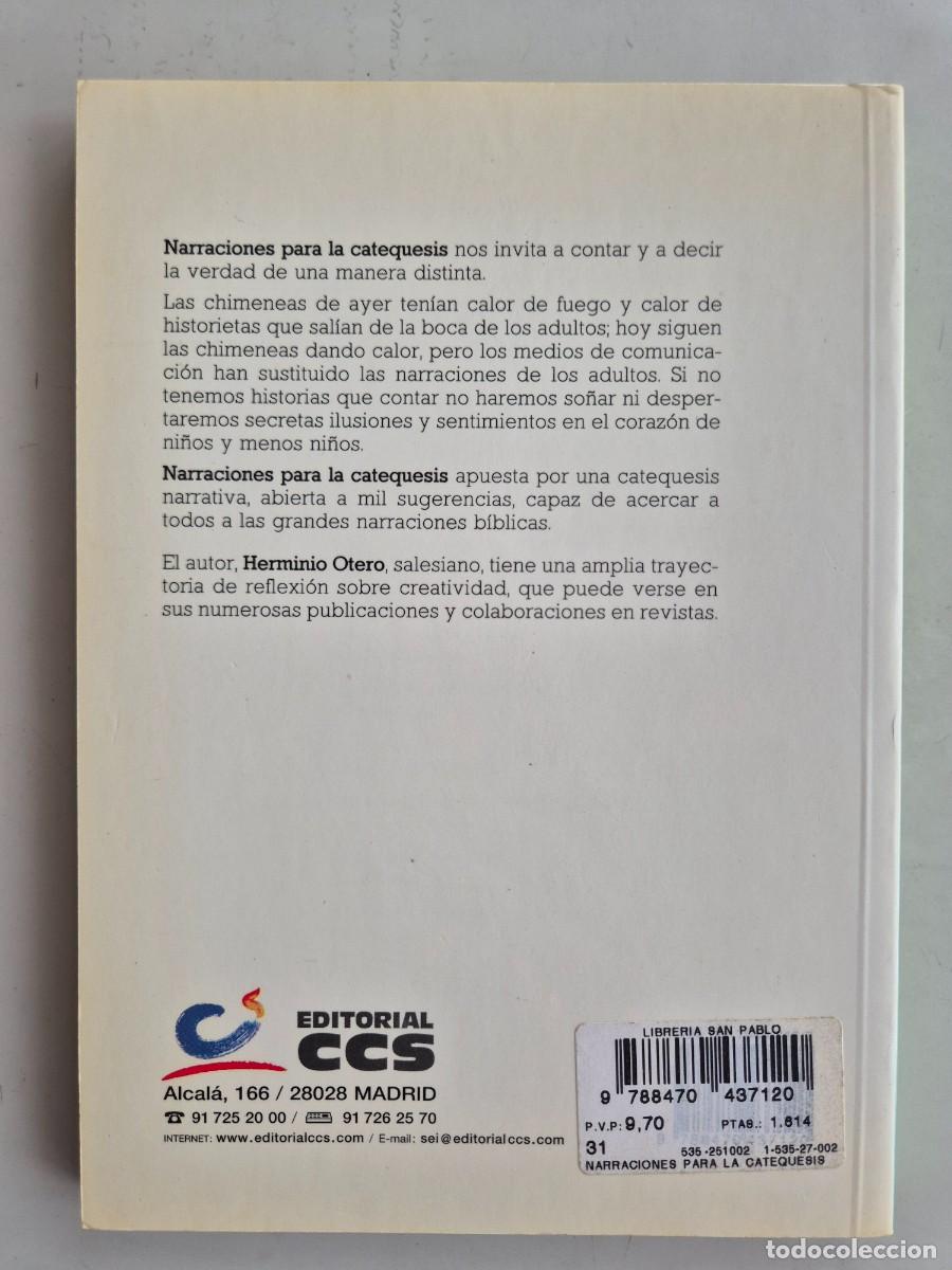 Libros de segunda mano: Narraciones para la catequesis - Foto 2