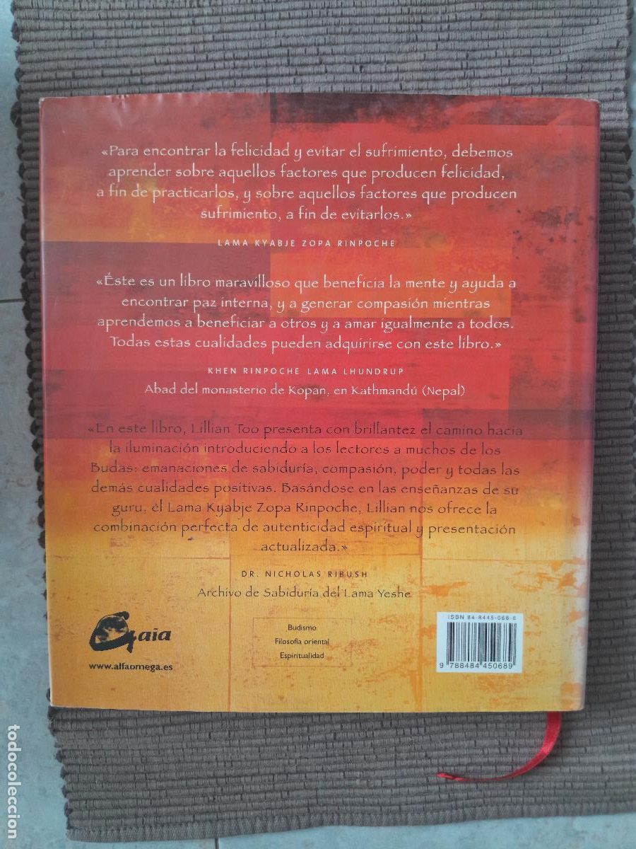 Libros de segunda mano: EL LIBRO DE BUDA. LILIAN TOO. GAIA EDICIONES 2003. - Foto 2