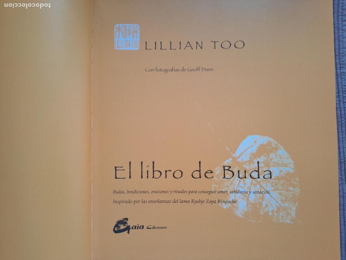 Libros de segunda mano: EL LIBRO DE BUDA. LILIAN TOO. GAIA EDICIONES 2003. - Foto 3