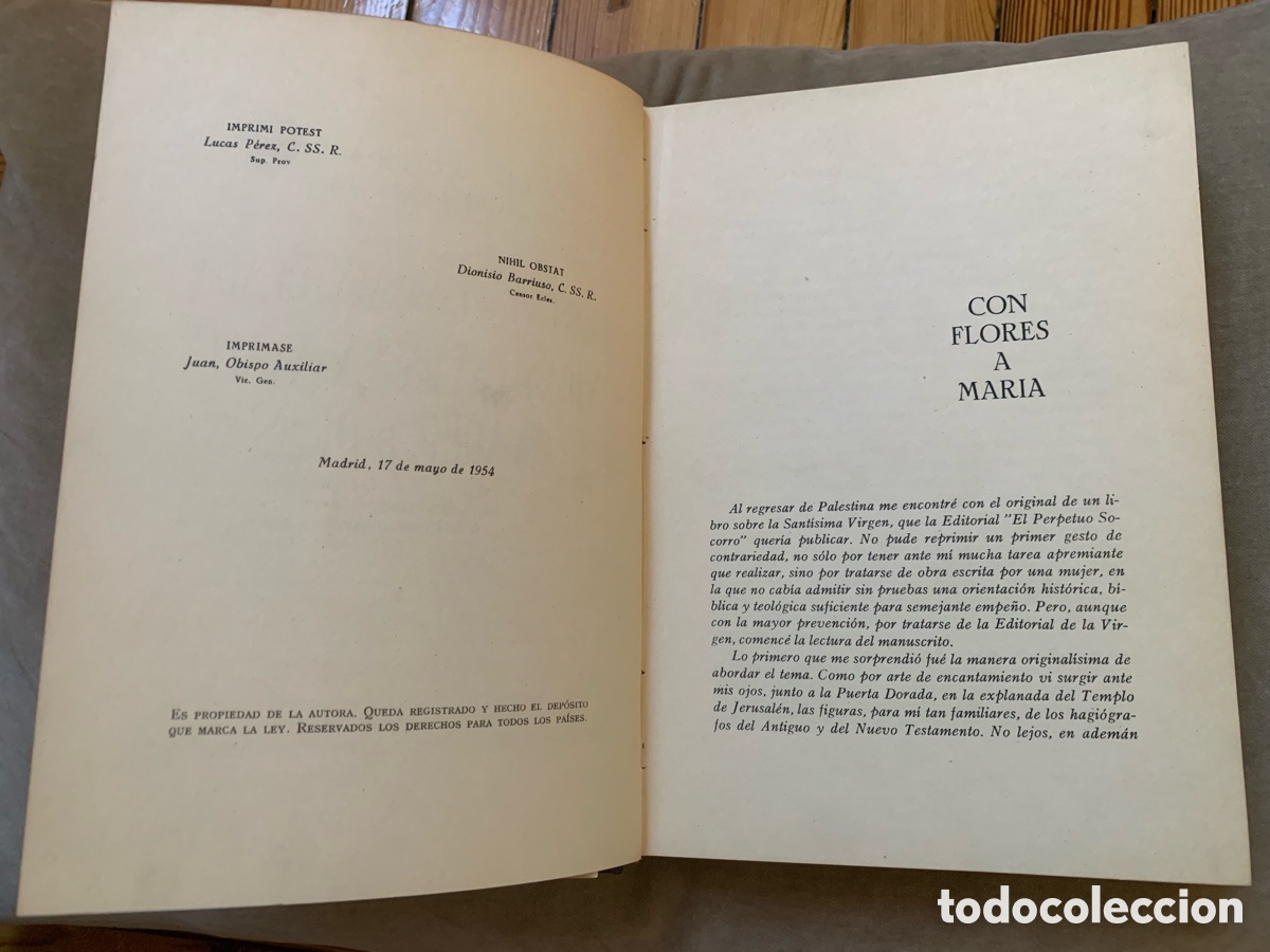 Libros de segunda mano: Libro antiguo Vida de la Virgen Mar&iacute;a - Foto 5